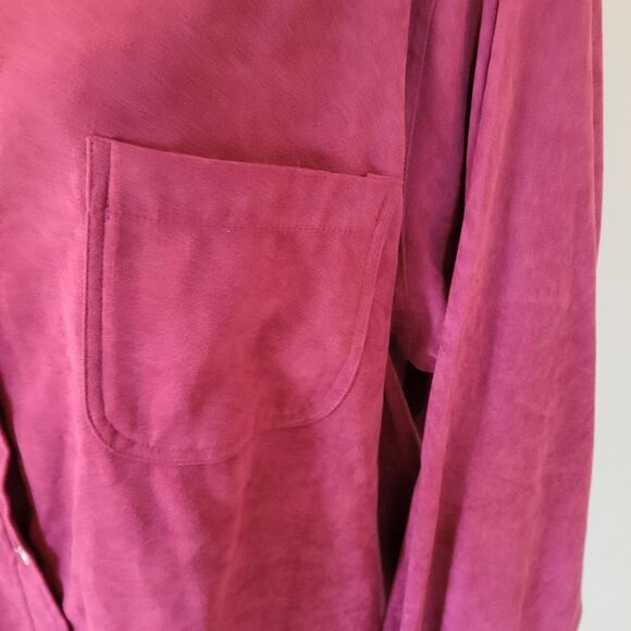 Woman Within Soft Sueded Moleskin button down shirt jacket, size 2X (26-28) - Picture 3 of 4